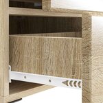 vidaXL Cabinet de chevet avec tiroir Chêne Sonoma 43 x 34 5 x 47 5 cm