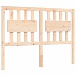 vidaXL Cadre de lit sans matelas 120x200 cm bois massif
