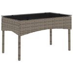 vidaXL Ensemble de canapé de jardin avec coussin 2 Pièces polyrotin