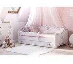 Lit enfant Emma 140x70 gris
