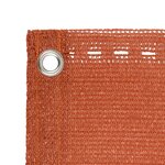 vidaXL Écran de balcon Orange 120x600 cm PEHD