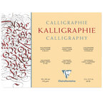 Bloc Calligraphie 30x40 25 feuilles 130g ivoire encollé en tête CLAIREFONTAINE