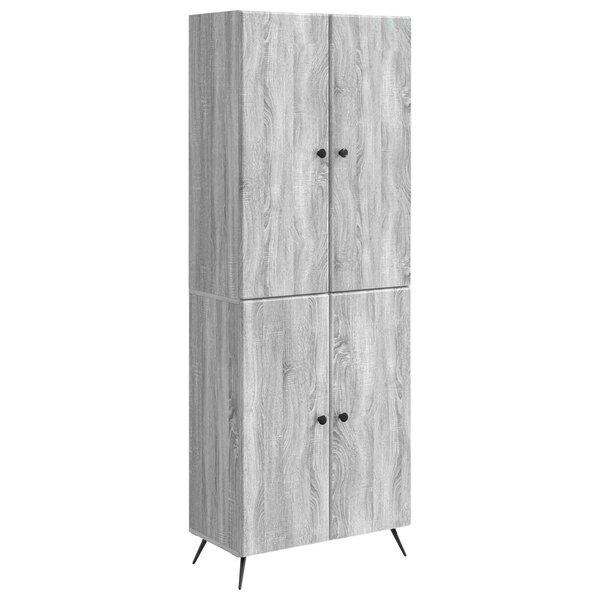 vidaXL Ensemble de Meubles 2 Pièces Sonoma gris Bois d'ingénierie