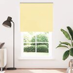 vidaXL Store enrouleur occultant jaune largeur du tissu 131 6 cm