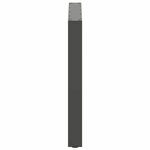 vidaXL Pieds de table à manger en U 3 pièces Anthracite 90 x (72-73) cm Acier