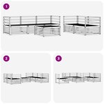 vidaXL Ensemble de canapés d'extérieur 6 pc Naturel