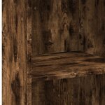 vidaXL Buffet haut chêne fumé 45x41x124 cm bois d'ingénierie