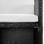 vidaXL Ensemble à manger d’extérieur 11 Pièces coussins résine tressée