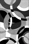 Tapis de salon ROUND 80 x 150 cm - Gris