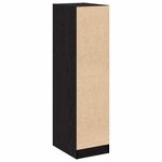 vidaXL Cabinet de Pharmacie Chêne noir 30 x 41 x 118 cm