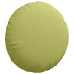 vidaXL Coussins de siège 2 Pièces Vert clair Ø80 x 29 cm tissu