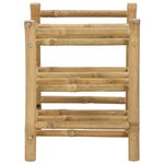 vidaXL Étagère à vin Naturel 32 5 x 29 5 x 36 cm Bambou