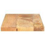 vidaXL Dessus de table 40x20x2 5 cm rectangulaire bois massif manguier