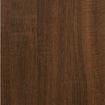 vidaXL Table de chevet chêne marron 40x35x70 cm bois d'ingénierie