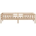 vidaXL Cadre de lit sans matelas 90x190 cm bois de pin massif