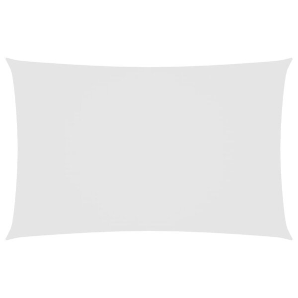 vidaXL Voile de parasol tissu oxford rectangulaire 2 5x5 m blanc