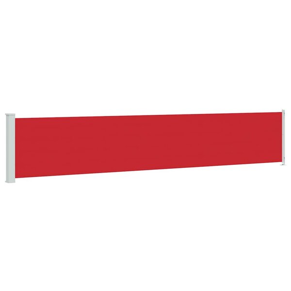 vidaXL Auvent latéral rétractable de patio 117x600 cm Rouge