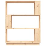 vidaXL Bibliothèque/Séparateur de pièce 80x25x101 cm Pin solide