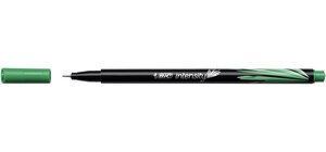 Stylo Feutre Fineliner Intensity Pointe Baguée métal Fine 0 4mm Vert BIC