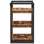 vidaXL Table de chevet 2 Pièces Bois massif de récupération