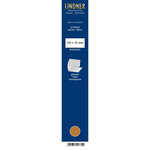 Bandes Klemmfix double soudure 210 x 32 mm pour timbres-poste. Fond - Transparent