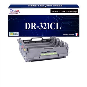 Kit Tambour compatible avec Brother DR321CL (DR-321CL) pour Brother MFC-L8650CDW MFC-L8850CDW MFC-L9550CDWT