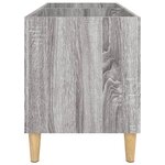 vidaXL Armoire à disques sonoma gris 74 5x38x48 cm bois d'ingénierie