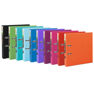 Classeur à levier Prem'Touch dos 50mm 1 pochette extérieure A4 couleurs pastel x 10 EXACOMPTA