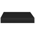 vidaXL Étagère flottante murale noir 23x23 5x3 8 cm MDF