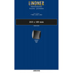 Bandes double soudure 265 x 140 mm pour blocs  carnets de timbres. Fond - Noir