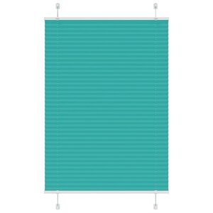 vidaXL Store plissé vert pétrole 95x100 cm largeur du tissu 94 4 cm