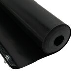 vidaXL Barrière de racines avec rails de connexion Noir 0 7x5 m 1 5 mm HDPE