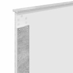 vidaXL Tête de lit Gris béton 90 cm Bois d'ingénierie