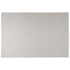 vidaXL Tapis de surface HUARTE Crème 340 x 240 cm Polyester