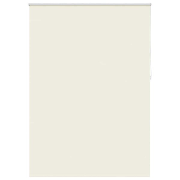 vidaXL Store enrouleur occultant 164 4 x 230 cm  largeur du tissu 160 cm  blanc cassé