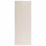 vidaXL Tapis ZIZUR crème 80x200 cm aspect de jute intérieur extérieur