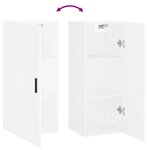 vidaXL Armoire murale blanc 34 5x34x90 cm