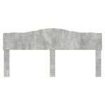 vidaXL Tête de lit Gris béton 180 cm Bois d'ingénierie