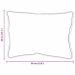 vidaXL Oreillers 2 Pièces Blanc 40 x 60 cm 85gsm 100  polyester