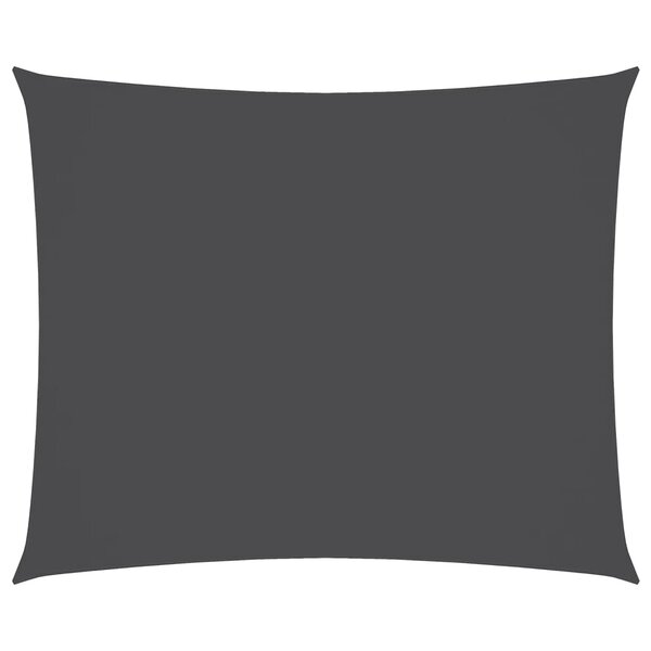 vidaXL Voile de parasol tissu oxford rectangulaire 4x5 m anthracite