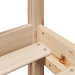 vidaXL Cadre de lit sans matelas 90x190 cm bois de pin massif