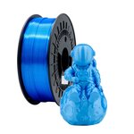 Filament 3D PLA SOIE - Diamètre 1 75 mm - Bobine 1kg - Couleur Bleu