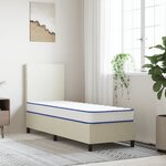 vidaXL Matelas en mousse à mémoire de forme blanc 70x200x17 cm doux