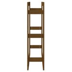 vidaXL Support de bois de chauffage Marron miel 80x25x100cm Pin massif