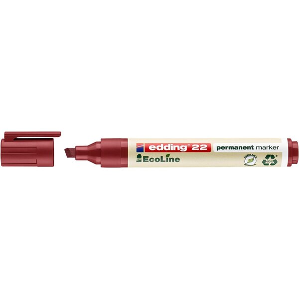 Marqueur Permanent 22 Ecoline Rouge 1-5 mm EDDING
