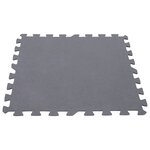 Intex Protecteur de sol rembourré verrouillable 8Pièces 50x50x0 5cm 1 9m²