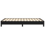 vidaXL Cadre de lit sans matelas noir 120x200 cm tissu