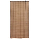 vidaXL Store roulant Bambou Marron 140x160 cm