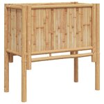 vidaXL Jardinière surélevée Marron 70 x 35 x 70 cm Bambou