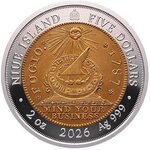 Pièce de monnaie en Argent 5 Dollars g 62.2 (2 oz) Millésime 2026 Greatest US Coins (PRÉCOMMANDE)